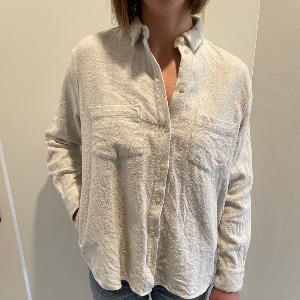 Madewell Oversized Flannel w/ Pockets!